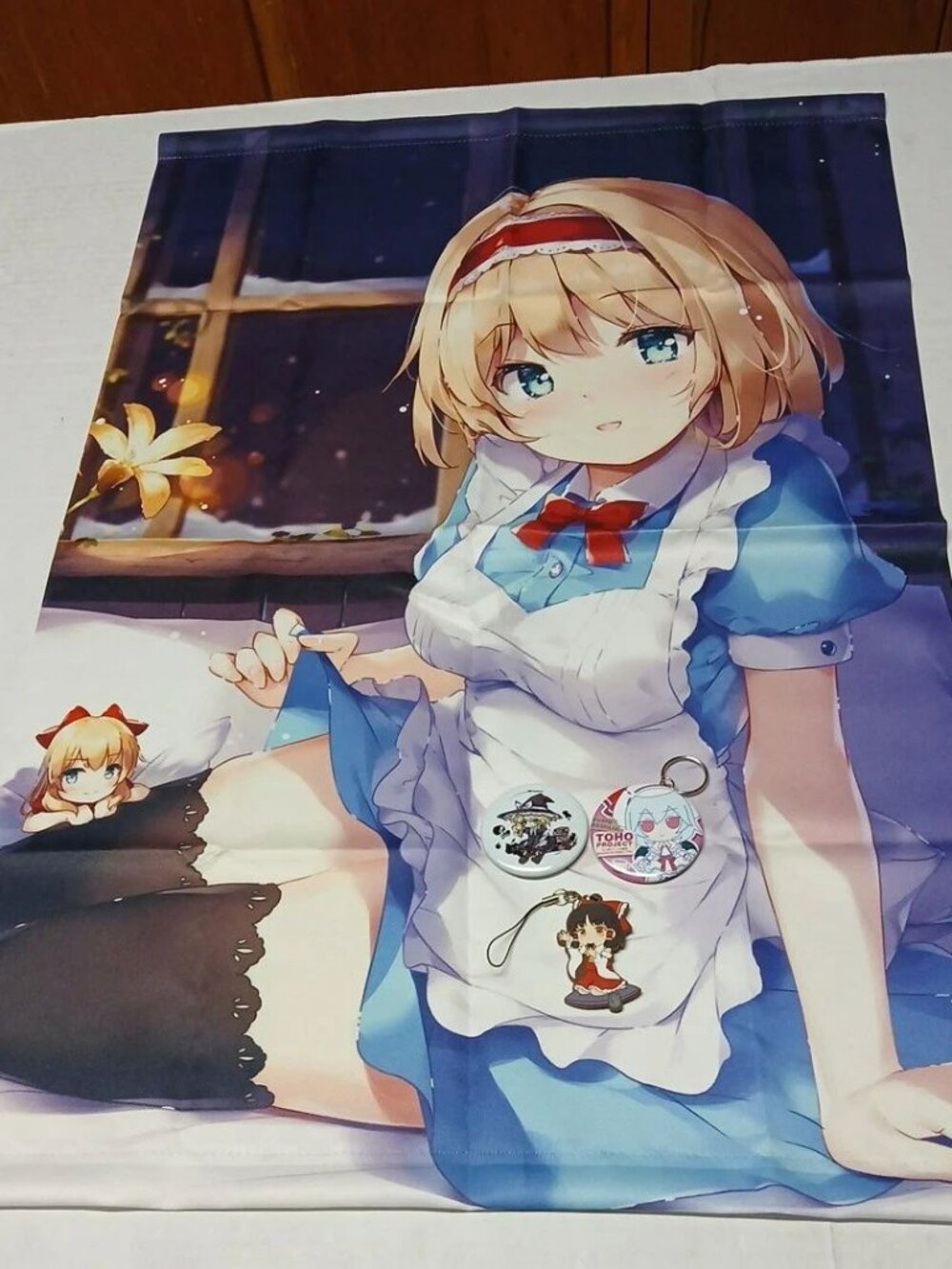 Touhou Toho Project Anime Lot Scroll Can Badge Keychain Etc Alice Marisa Reimu +